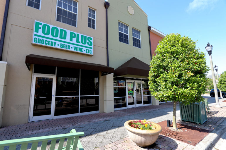 Exterior of Food Plus Building