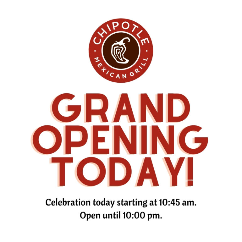 Chipotle Grand Opening October 6th