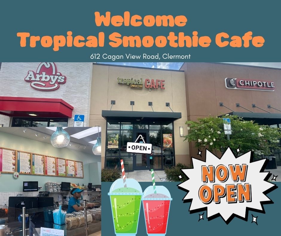 tropical smoothie is open