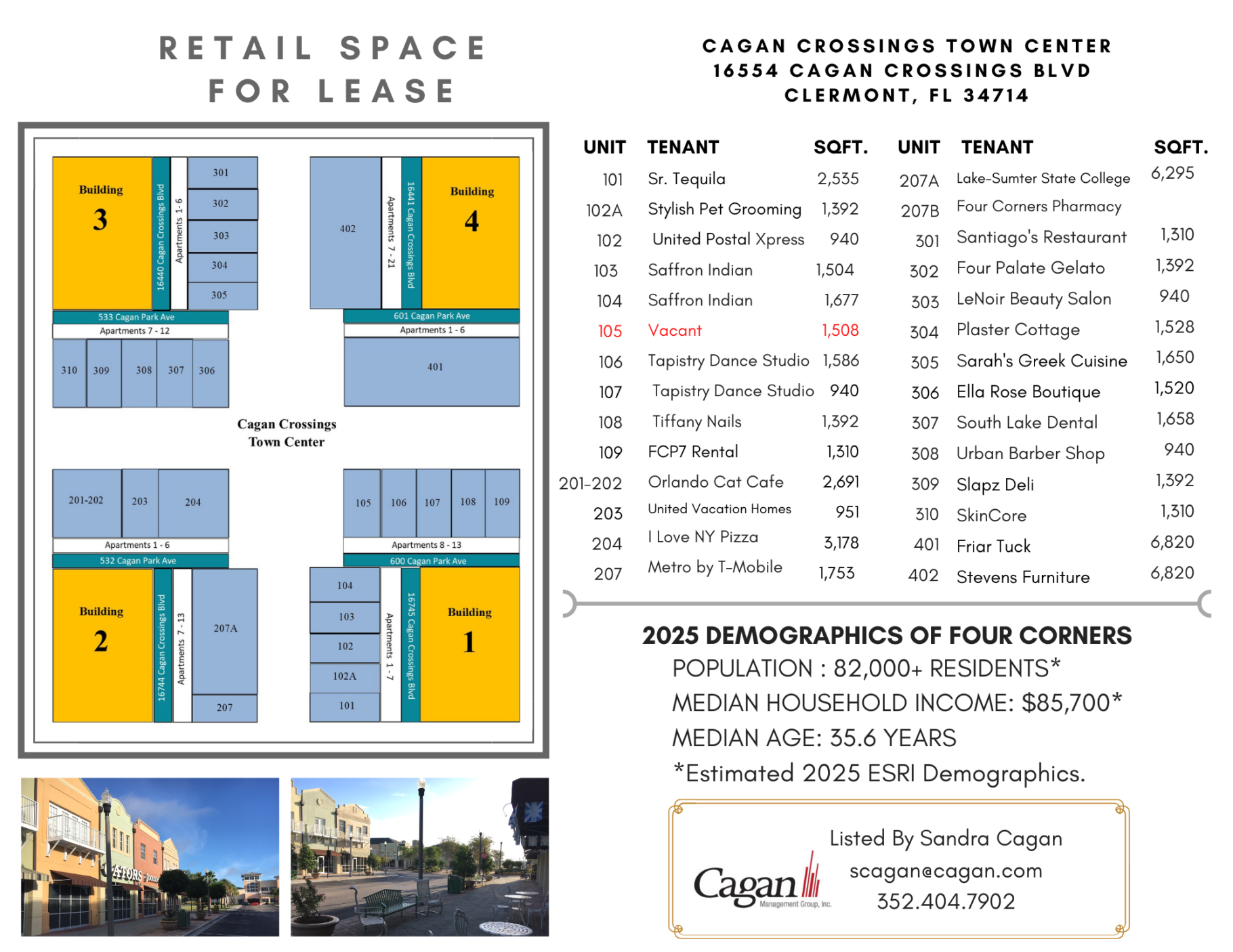 town center map