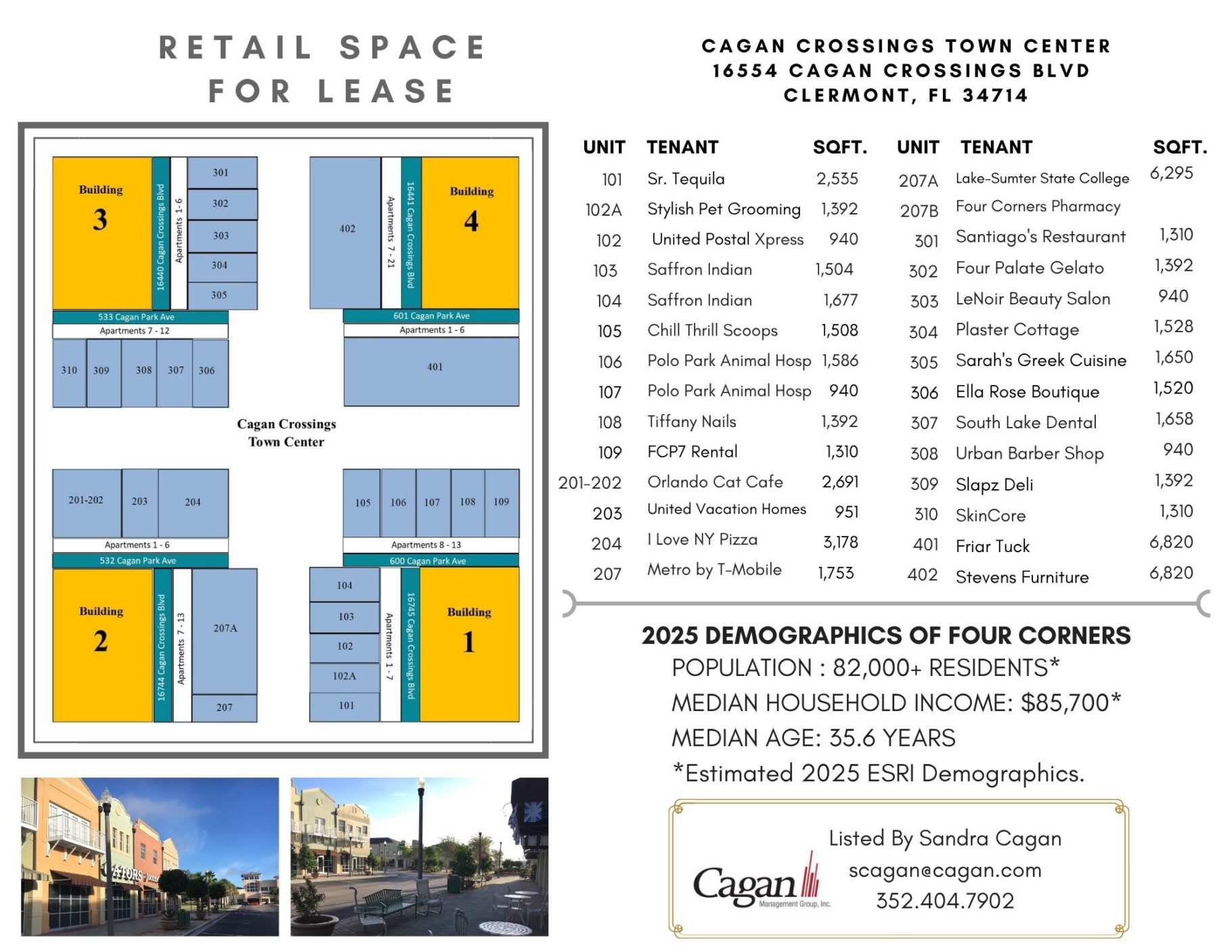 town center map